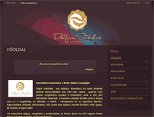 Tablet Screenshot of delfinstudio.hu